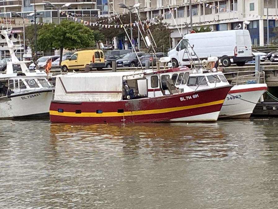 Fischerboote in Boulogne sur Mer