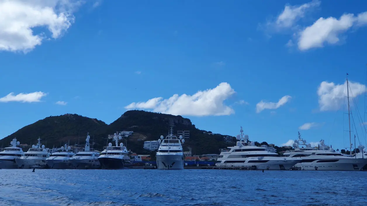 Luxusyachten in Sint Maarten