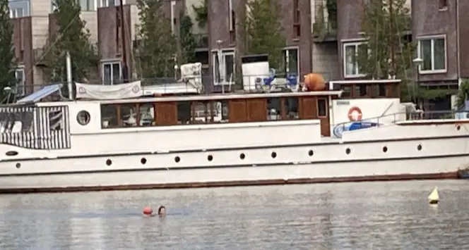 Schwimmer in Amsterdam
