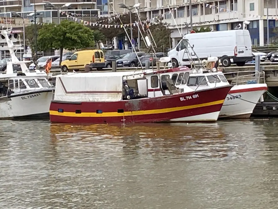 Fischerboote in Boulogne sur Mer