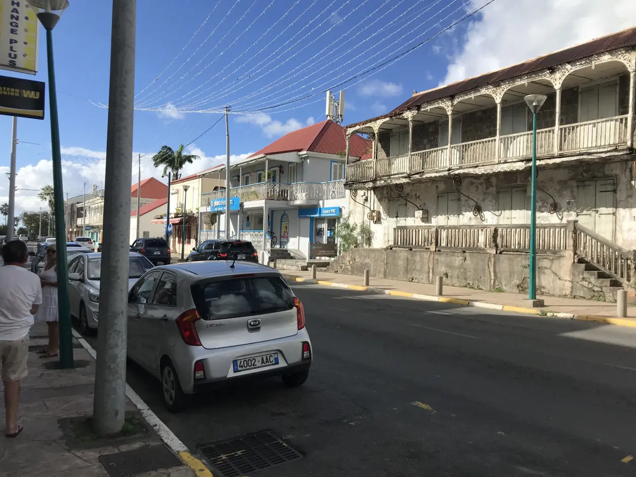 Straße in Marigot